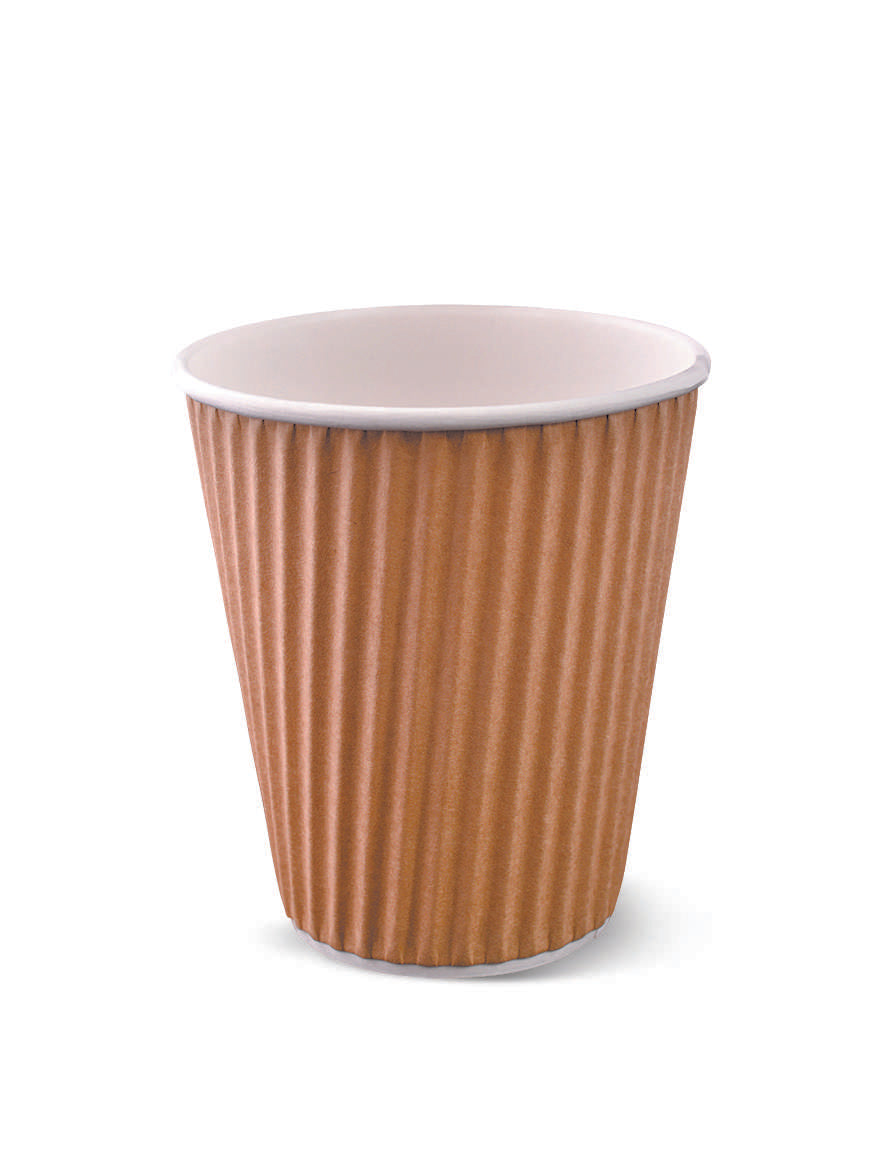 12oz Ripple Paper Coffee Cup