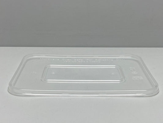 Lid for Plastic Rectangular Food Container (500pcs)