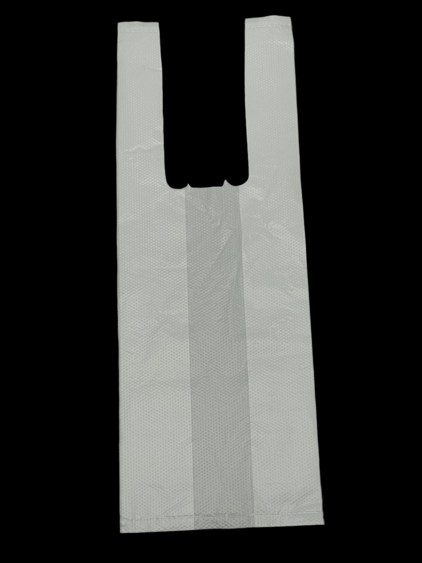 (Mini) - Reusable White Plastic Singlet Carry Bags 37um (2000pcs/ctn)