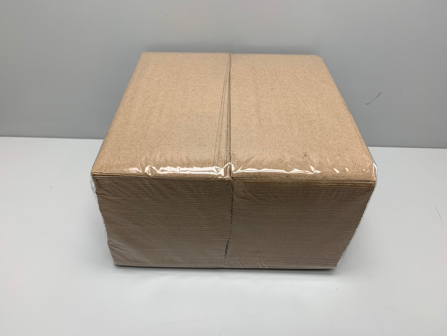 (BioBox) Quilted Dinner Napkins GT Fold (1000pcs) 400x400mm - Brwon