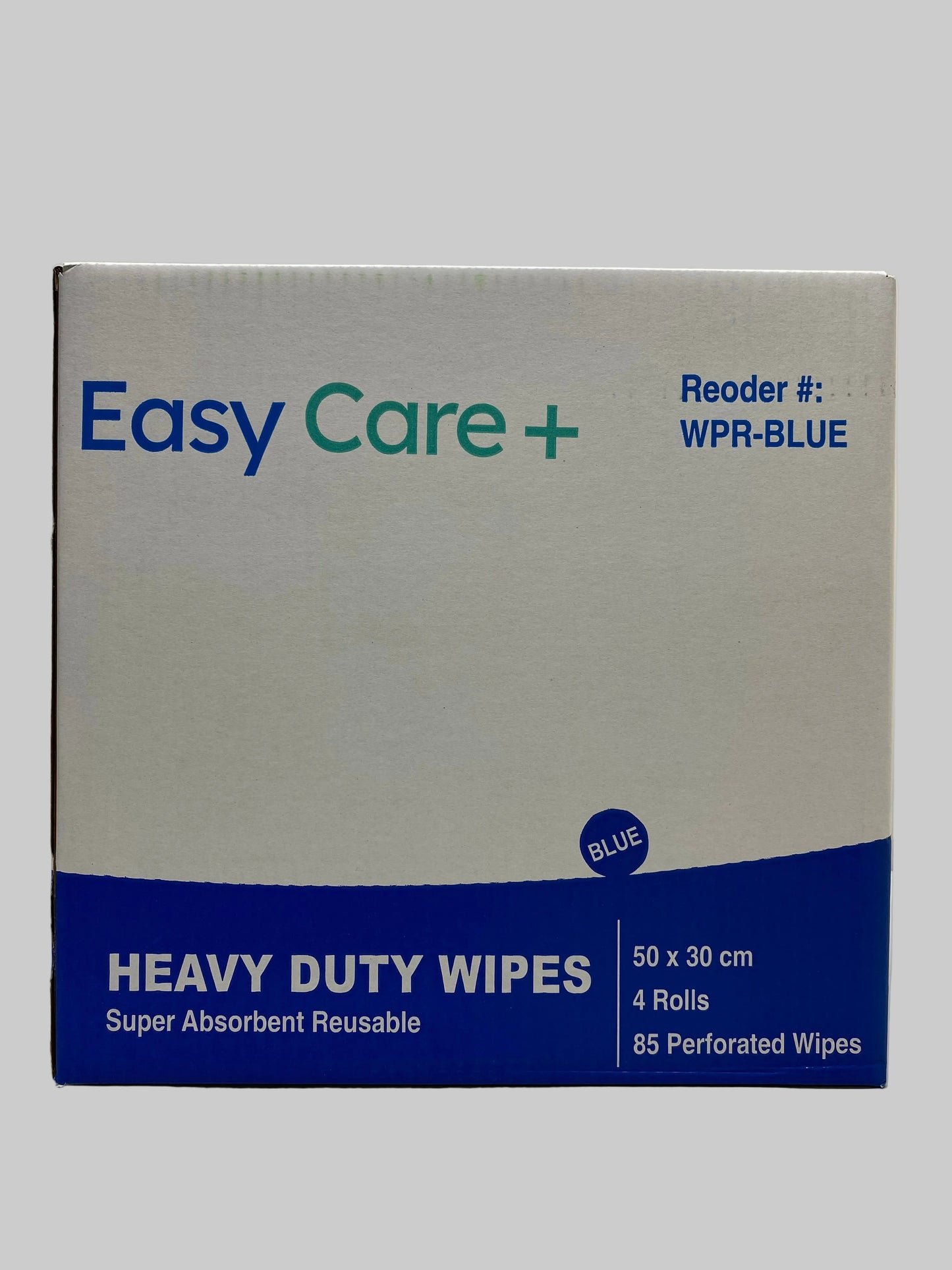 (Easy Care) Heavy Duty Wipes Blue Chux 50x30cm 4Rolls/Ctn