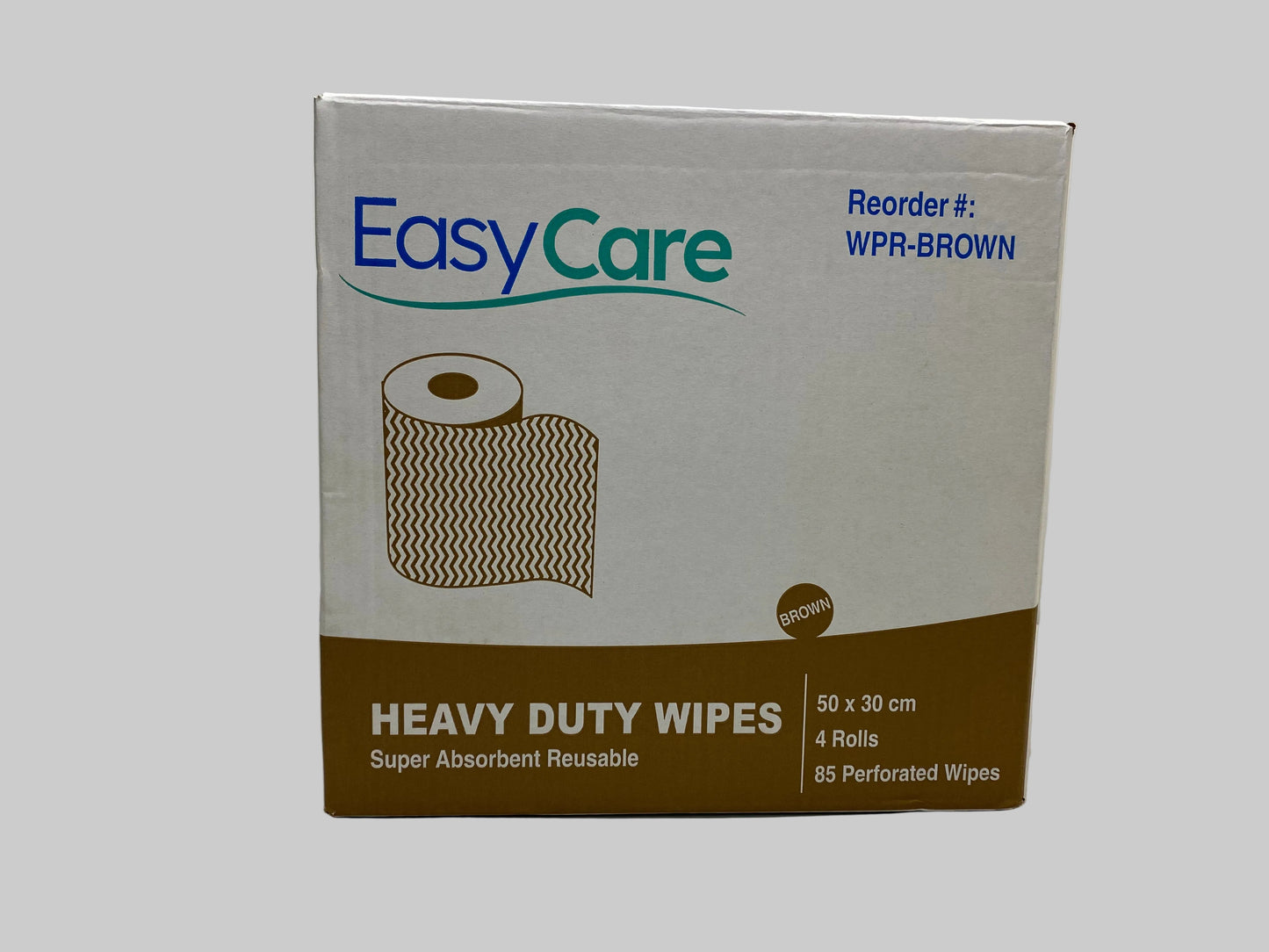(Easy Care) Heavy Duty Wipes Brown Chux 50x30cm 4Rolls/Ctn