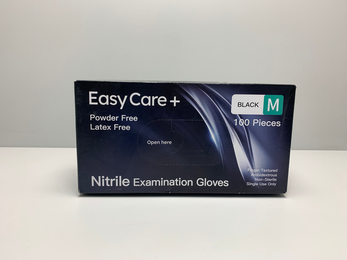 EasyCare Nitrile Examination Gloves (Powder Free) Black - Medium(1000pcs/ctn)