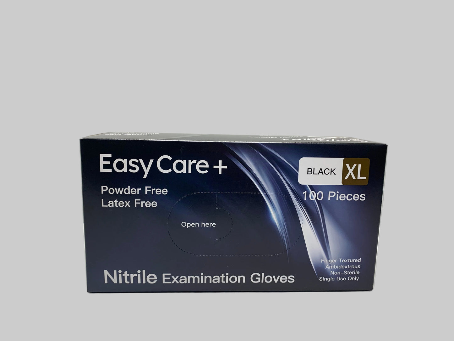 EasyCare Nitrile Examination Gloves (Powder Free) Black - Extra Large (1000pcs/ctn)