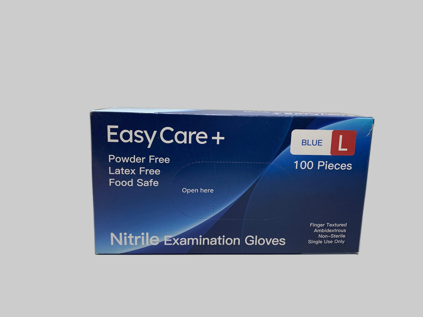 EasyCare Nitrile Examination Gloves (Powder Free) Blue - Large (1000pcs/ctn)