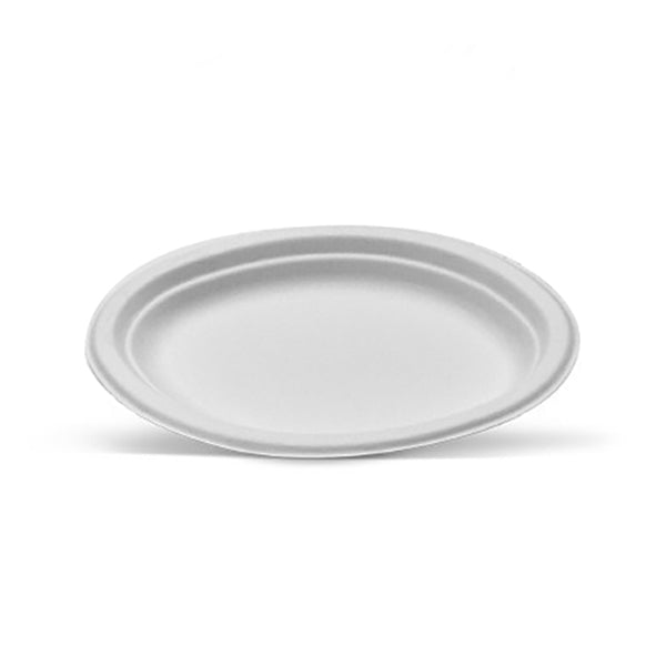 BioBox Sugarcane 11"x 13" Oval Plate (500pcs)
