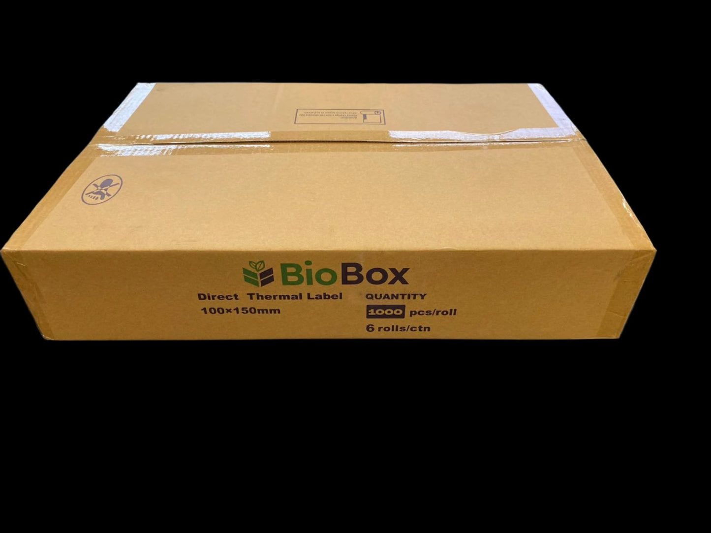 (BioBox) Direct Thermal Label 100x150mm -1000pcs/roll - 6 rolls/ctn
