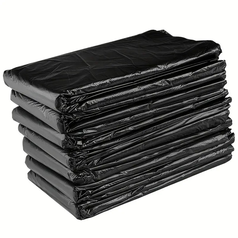 (Super Strong) 82L - (SUPER PREMIUM Extra Heavy Duty) -HDPE - Black Garbage Bags - 200pcs