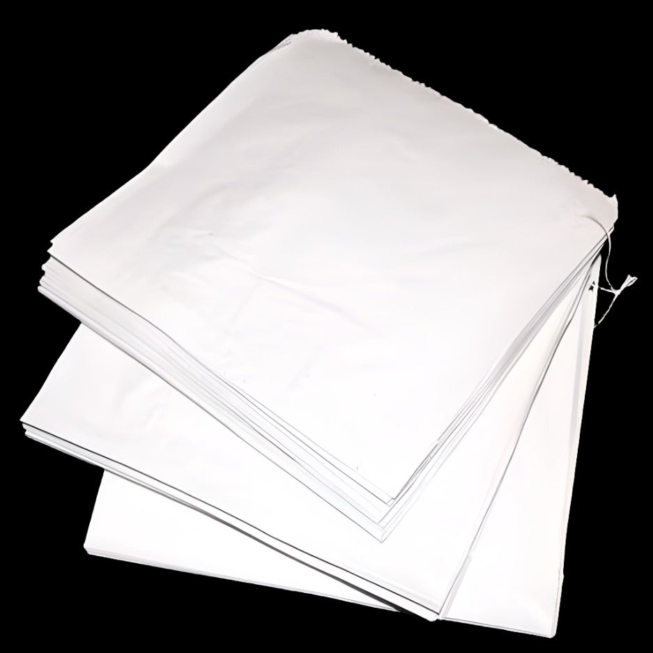 2W- White Flat Bag (500pcs/pack)