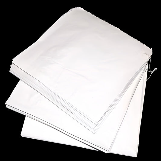 2W- White Flat Bag (500pcs/pack)