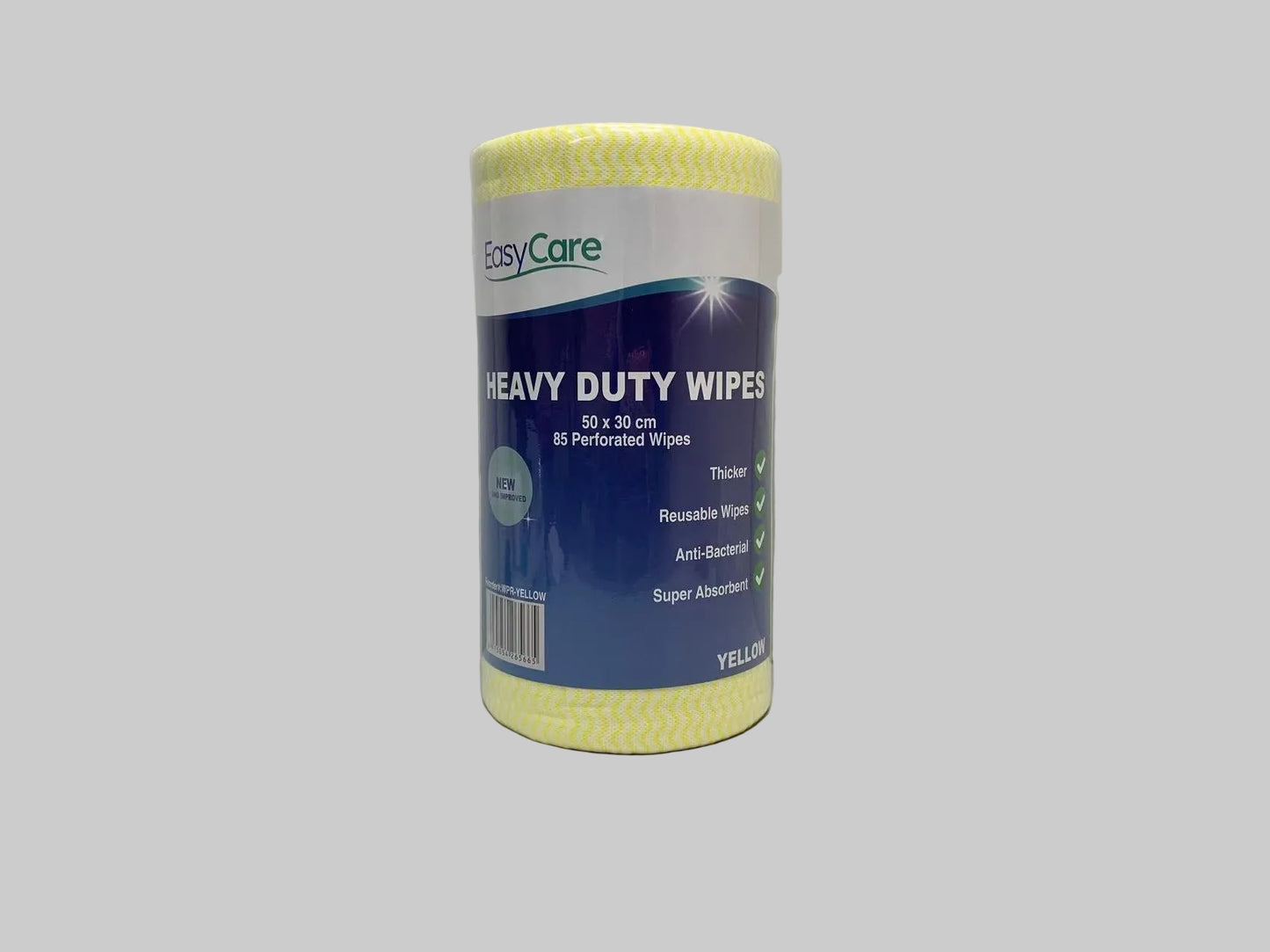 (Easy Care) Heavy Duty Wipes Yellow Chux 50x30cm 4Rolls/Ctn