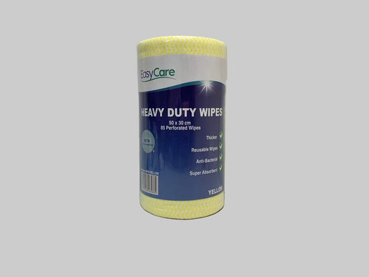 (Easy Care) Heavy Duty Wipes Yellow Chux 50x30cm 4Rolls/Ctn