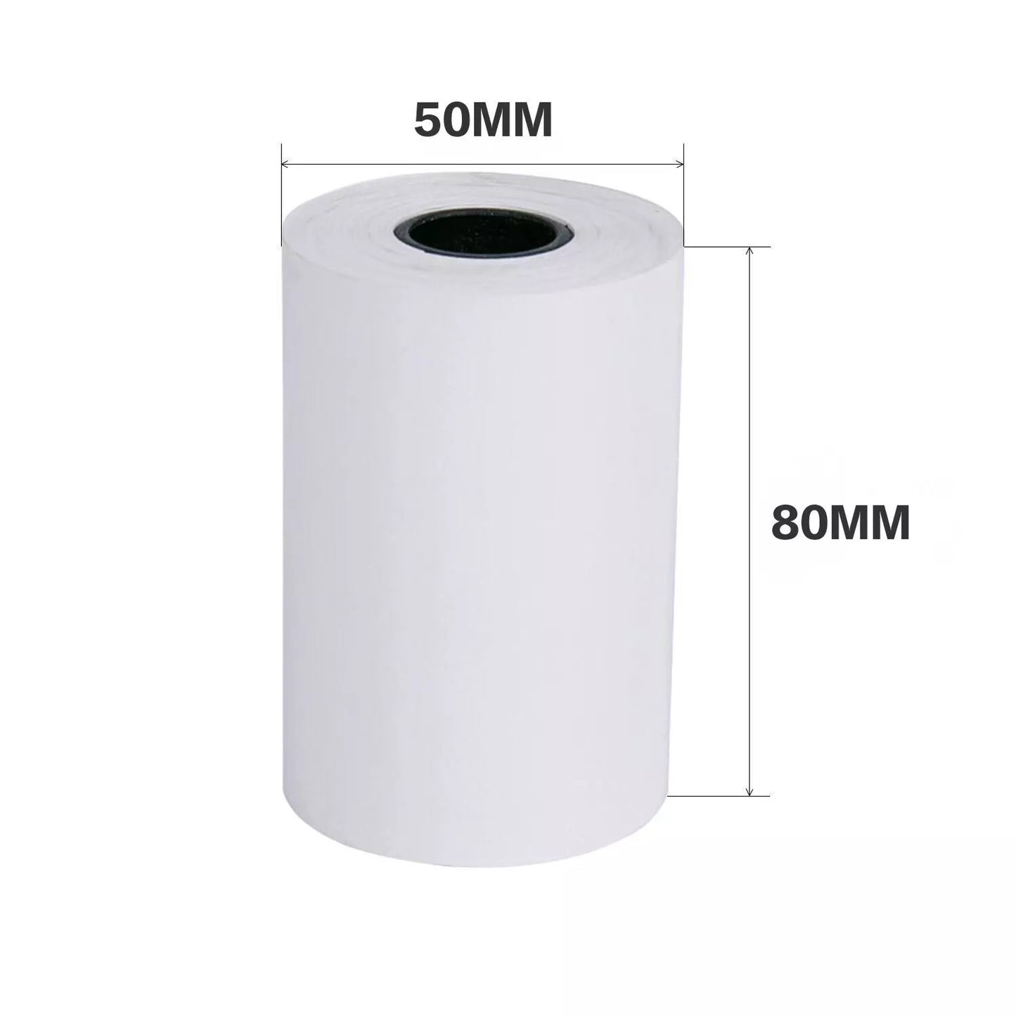 BioBox (BPA Free) 80x50mm Thermal Paper Rolls (50 Rolls)