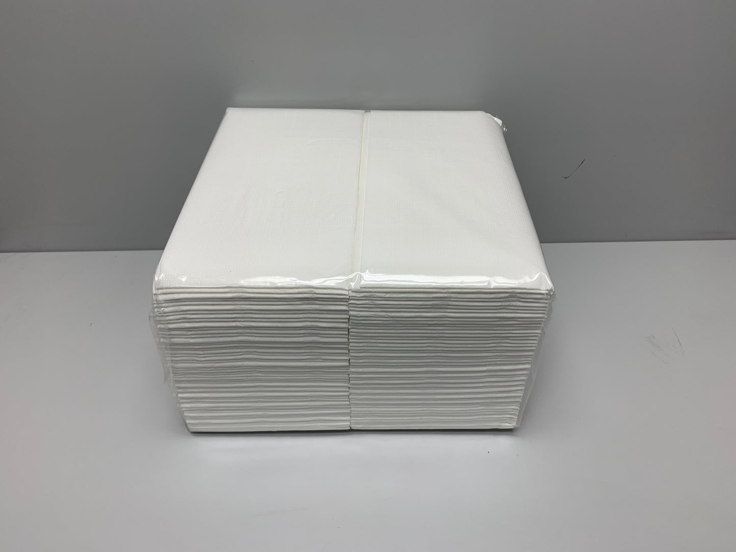 (BioBox) Quilted Dinner Napkins GT Fold (1000pcs) 400x400mm - White