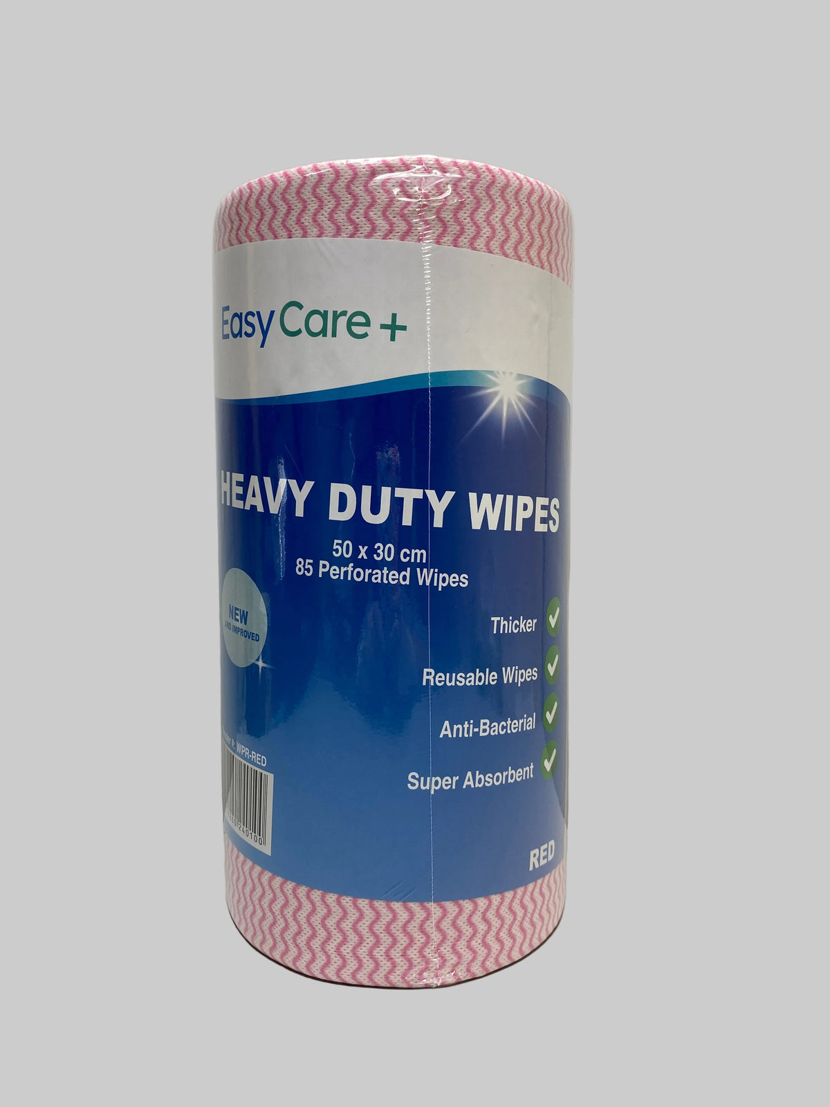 Red Chux (Easy Care) Heavy Duty Wipes Red Chux 50x30cm 4Rolls/Ctn – EASY PACK