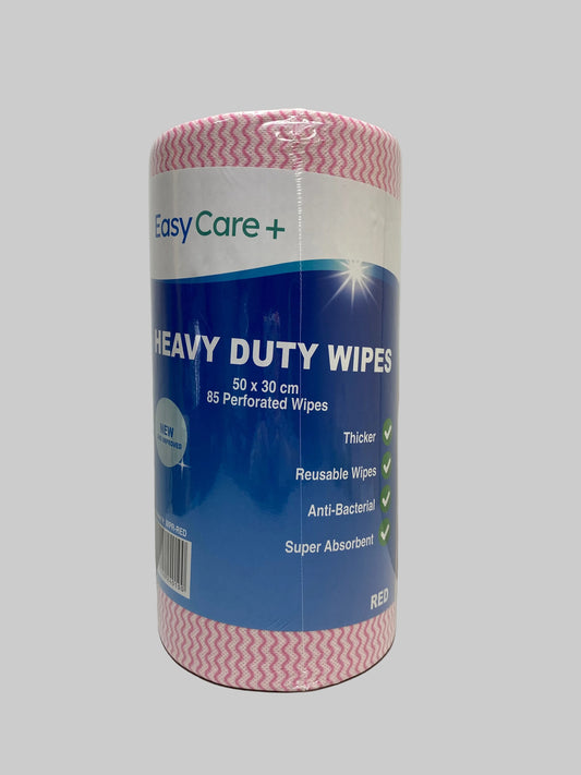 (Easy Care) Heavy Duty Wipes Red Chux 50x30cm 4Rolls/Ctn
