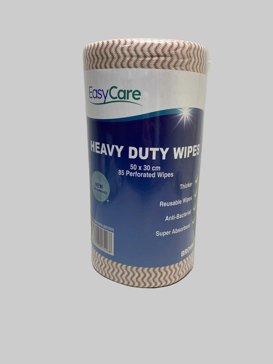 (Easy Care) Heavy Duty Wipes Brown Chux 50x30cm 4Rolls/Ctn