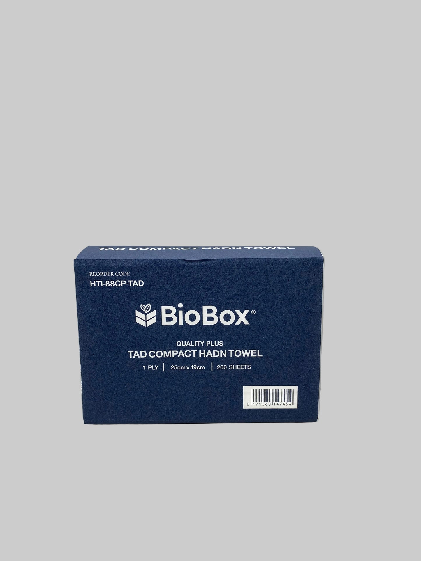 BioBox - TAD COMPACT 1ply Premium Interleaved Hand Towel -25cm X 19cm (2,400sheets/Ctn)