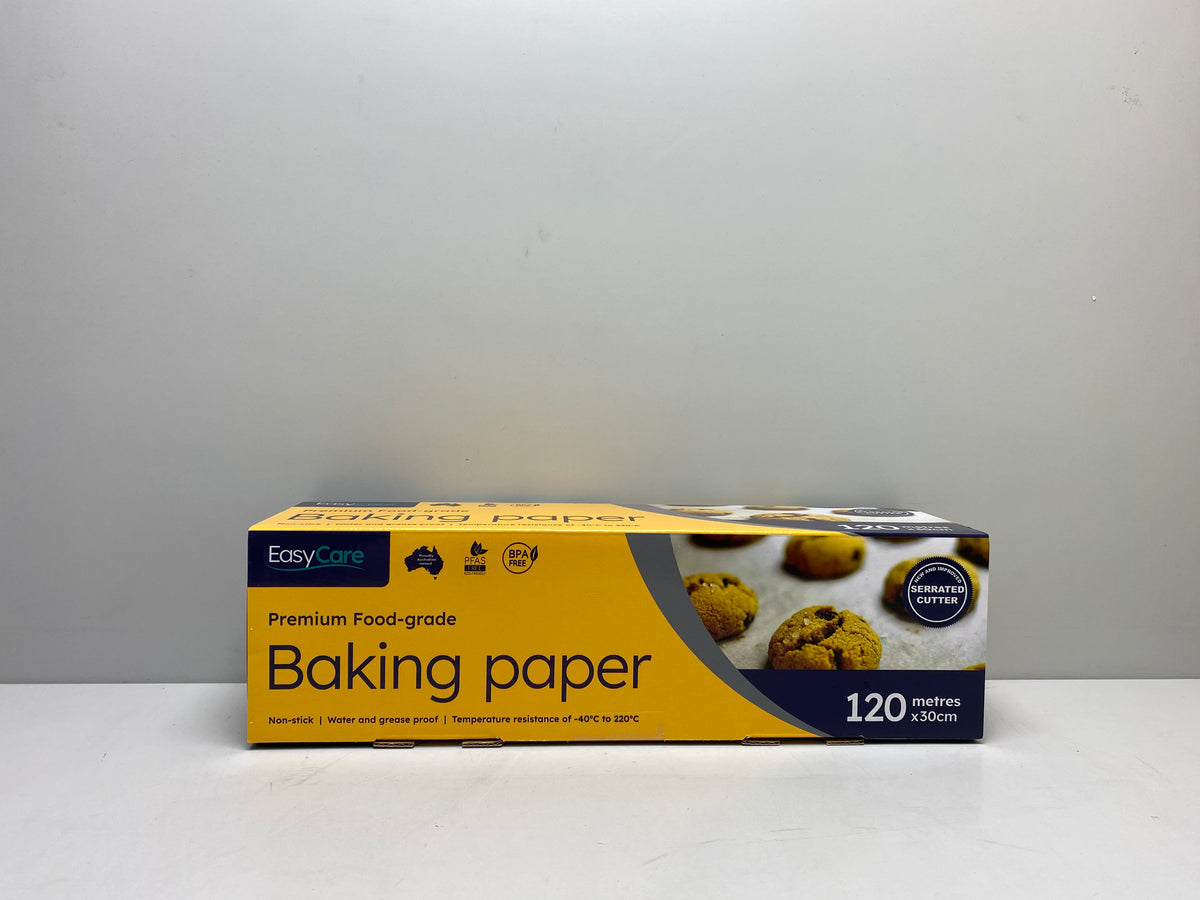 EasyCare Premium Food-grade Baking Paper Serrated Cutter 120mx30cm (1 Roll)