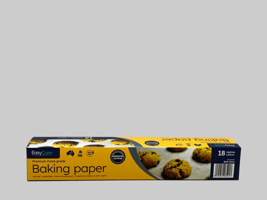EasyCare Premium Food-grade Baking Paper Serrated Cutter 18mx30cm (24 Rolls/1 Carton)