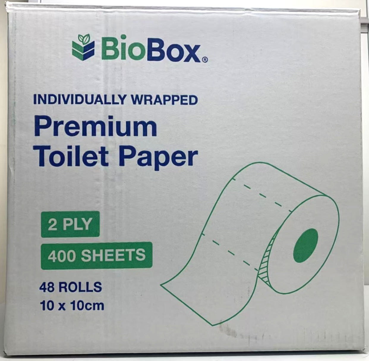 BioBox 2PLY Toilet Paper 400 sheets 48rolls/Carton